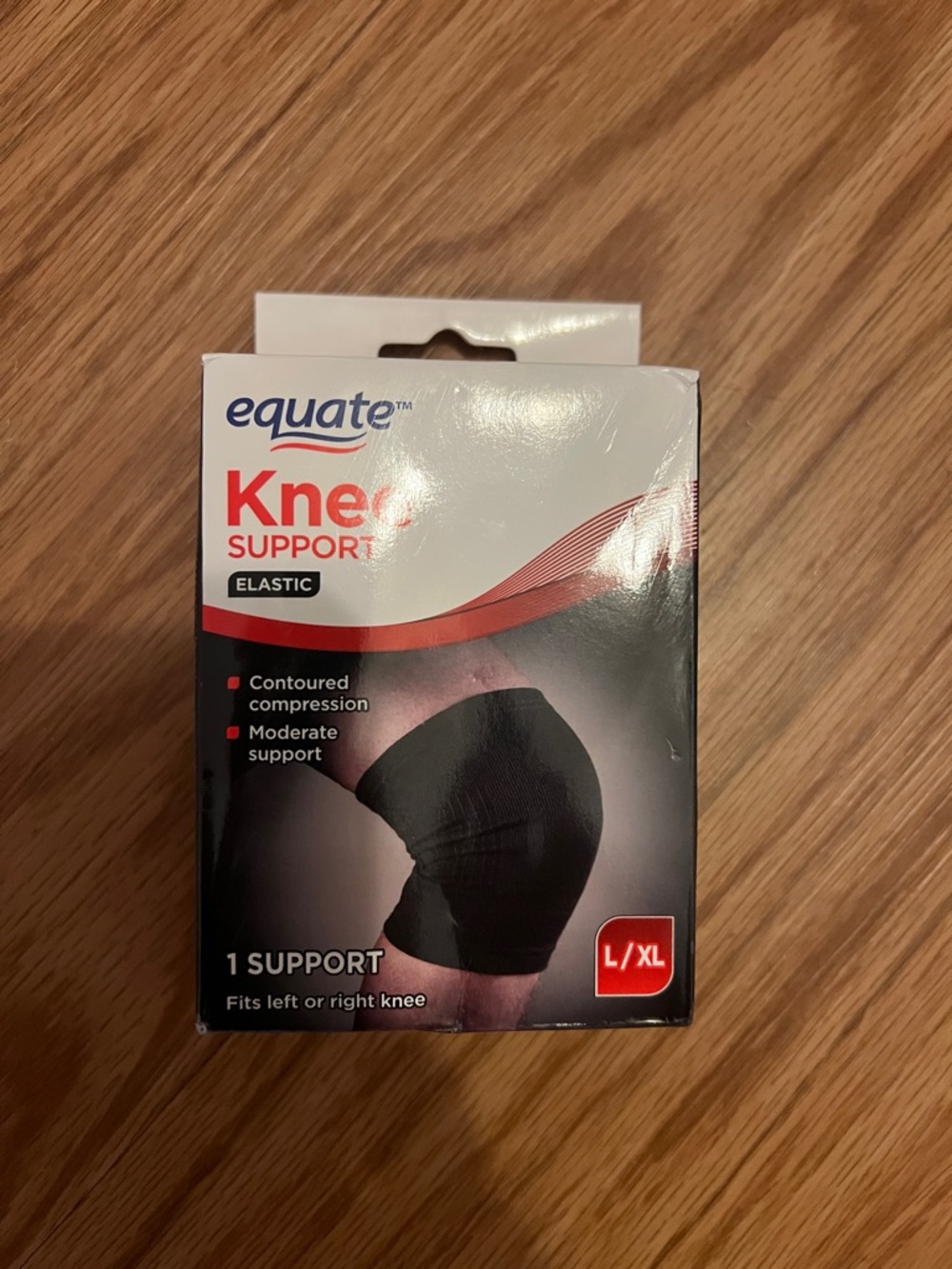 Equate Black Elastic Knee Support - L/XL